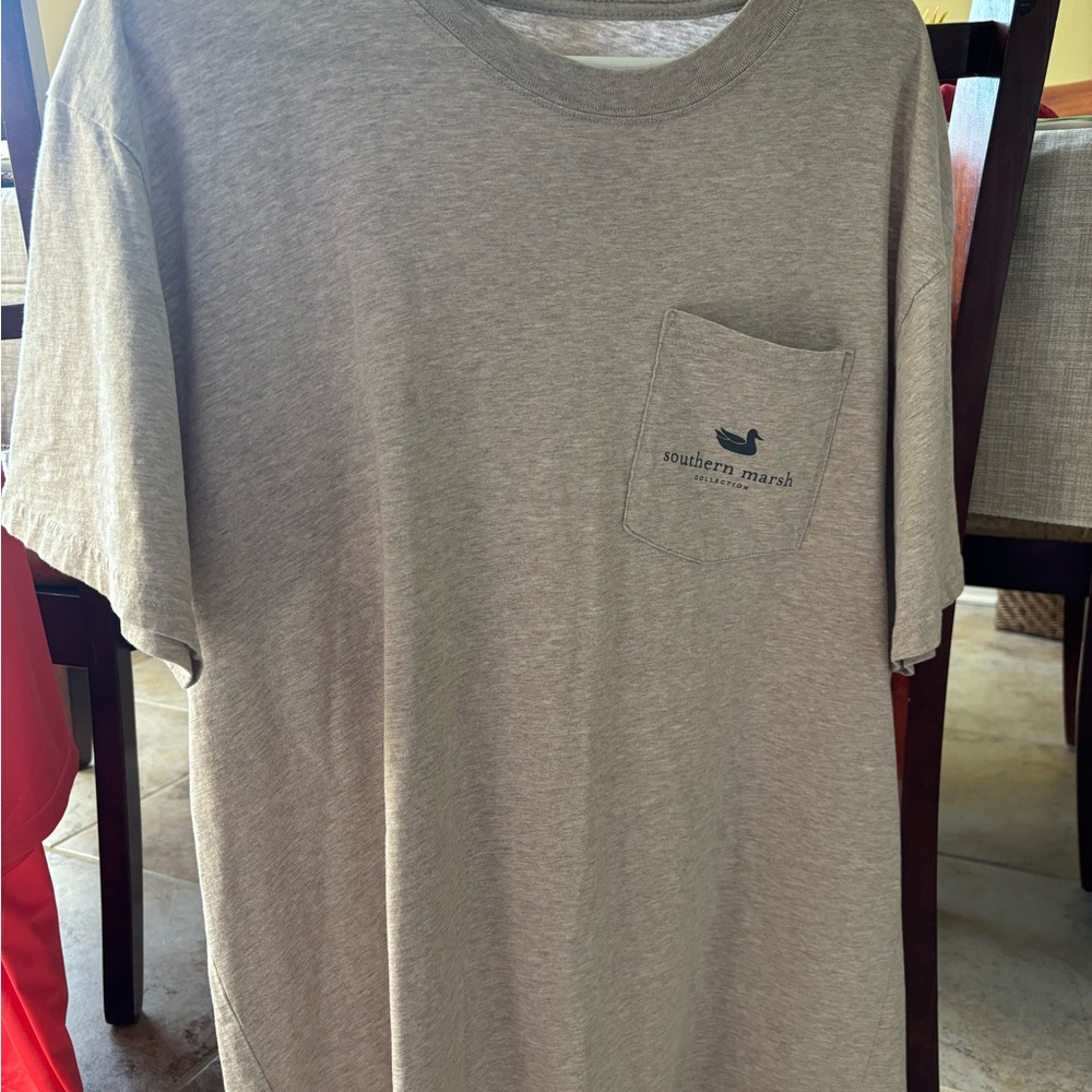Southern Marsh Gray Short Sleeve Tee